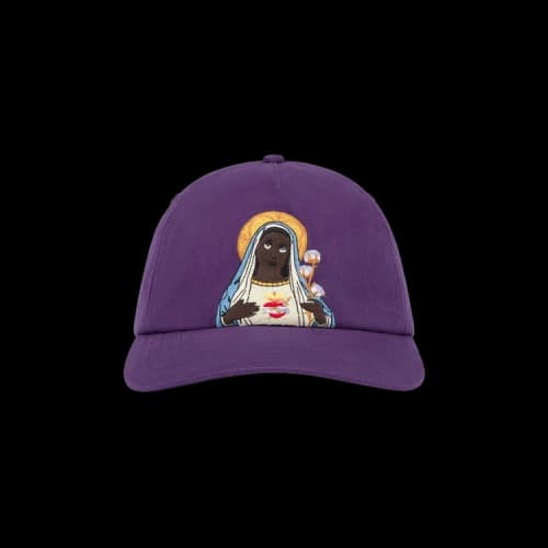Denim Tears Black Mary Cap 'Purple'