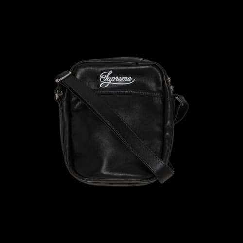 Supreme x Nike Leather Shoulder Bag 'Black'