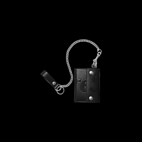 Supreme Leather Chain Wallet 'Black'