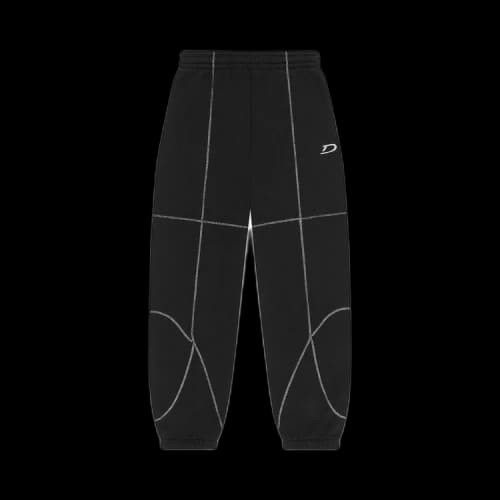 Denim Tears Court Lines Sweatpants 'Black'