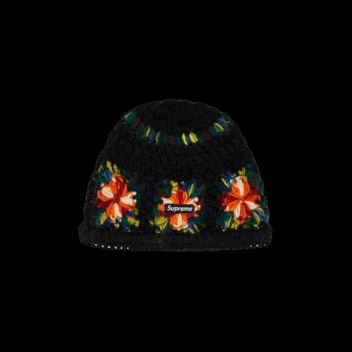 Supreme Crochet Beanie 'Black'