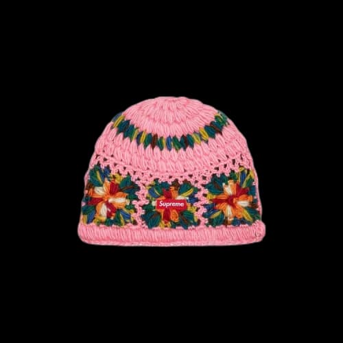 Supreme Crochet Beanie 'Pink'