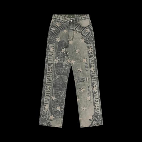 Denim Tears Dollar Printed Denim Jeans 'Blue'
