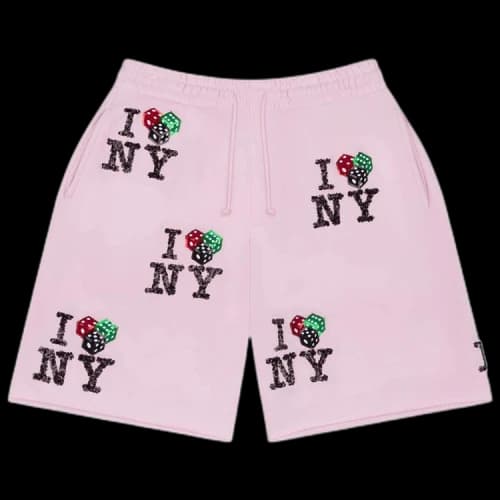 Denim Tears Cee-Lo NY Sweat Short 'Pink'