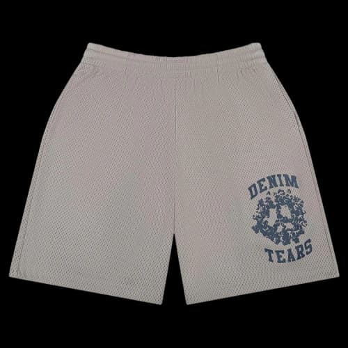 Denim Tears Denim University Mesh Shorts 'Grey'