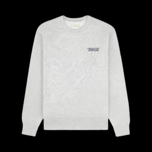 Aimé Leon Dore Monogram Crewneck Sweatshirt 'Silver Mix'
