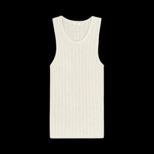 Aimé Leon Dore Eyelet Tank Top 'Cream'
