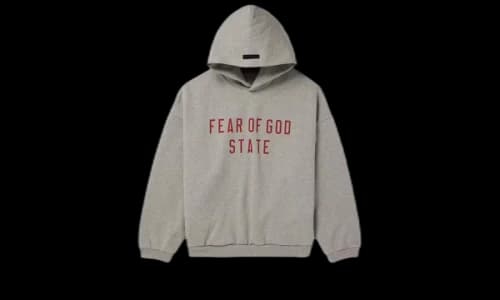 Fear of God Essentials State Hoodie Dark Heather Grey