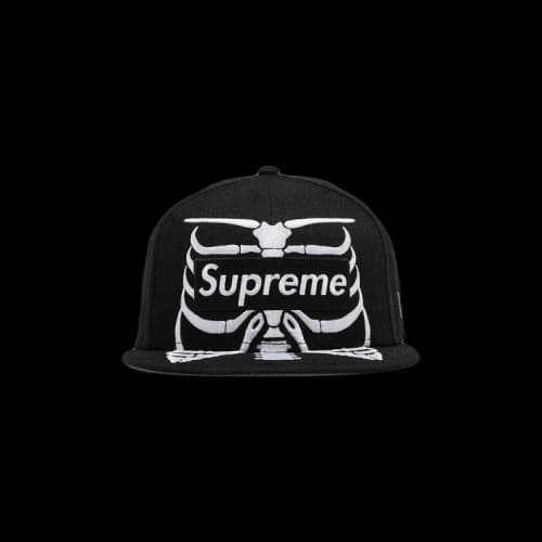 Supreme Bones Box Logo New Era 'Black'
