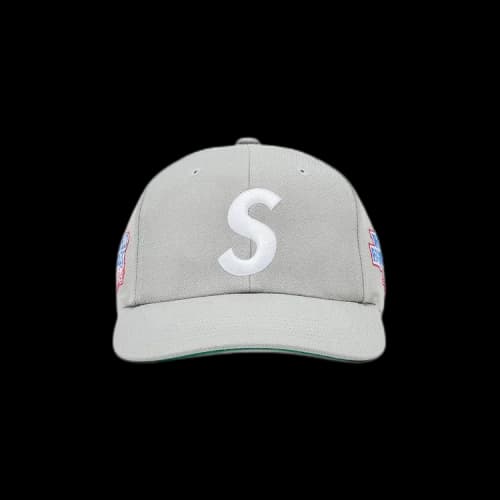 Supreme World Famous S Logo 6-Panel 'Grey'