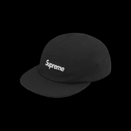 Supreme Reversible Terry Camp Cap 'Black'