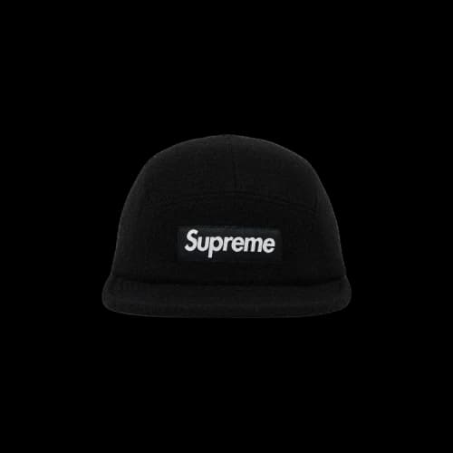 Supreme Harris Tweed Camp Cap 'Black'