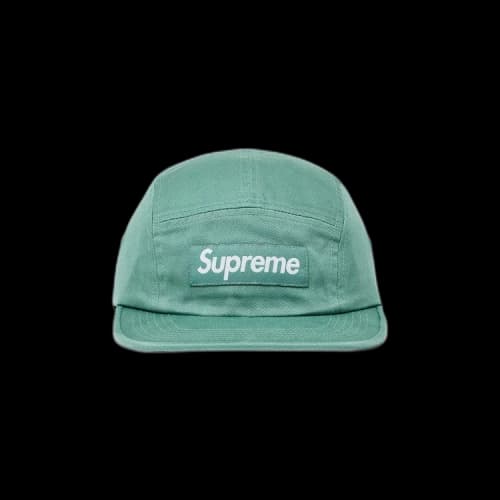 Supreme Washed Chino Twill Camp Cap 'Sage'