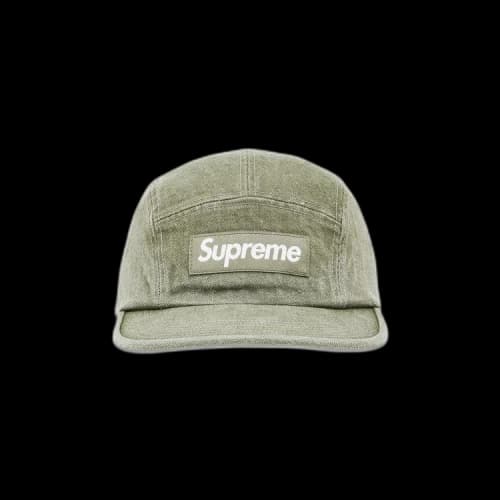 Supreme Denim Camp Cap 'Olive'