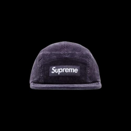 Supreme Corduroy Camp Cap 'Navy'