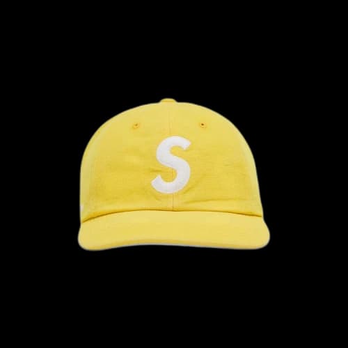 Supreme Cordura Denim S Logo 6-Panel 'Yellow'
