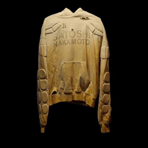 Satoshi Nakamoto Moto Hoodie 'Mustard'