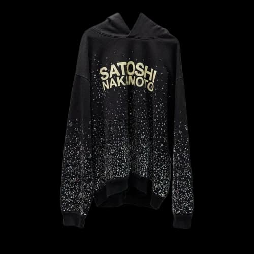 Satoshi Nakamoto Shattered Glass Hoodie 'Black'