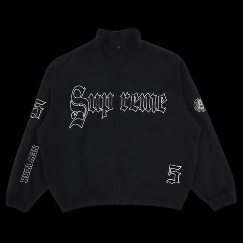 Supreme Old English Track Jacket 'Black'