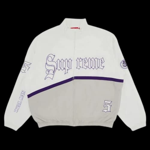 Supreme Old English Track Jacket 'White'