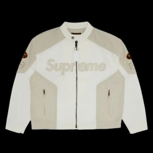 Supreme x Vanson Leathers x Cordura Cotton Jacket 'White'