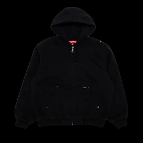 Supreme Aoi Embroidered Hooded Work Jacket 'Black'