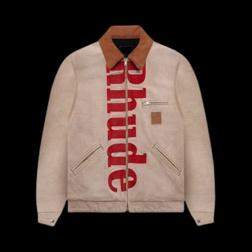 Rhude Logo Jacket 'Khaki/Red'
