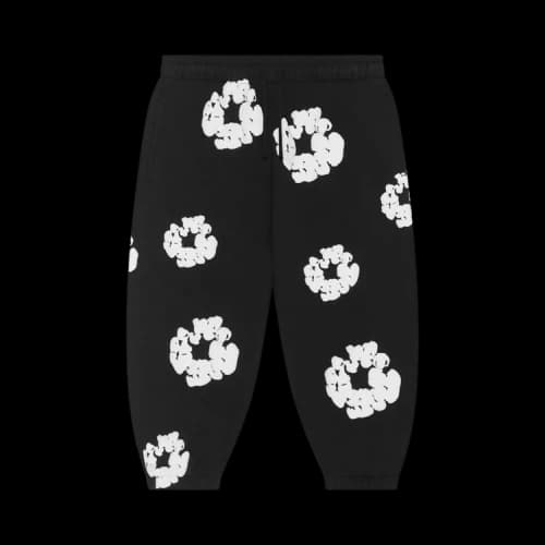 Denim Tears Kids Cotton Wreath Sweatpants Black