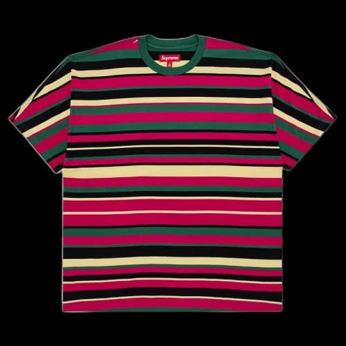Supreme Intarsia Short-Sleeve Top 'Stripe'
