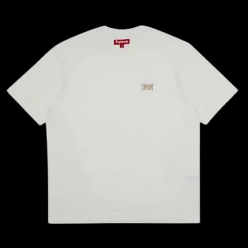 Supreme Warm Up Washed Short-Sleeve Top 'White'