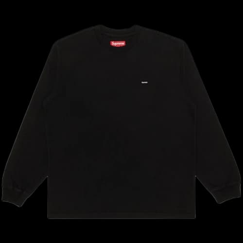Supreme Small Box Long-Sleeve Tee 'Black'