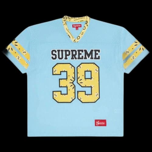 Supreme Bandana Football Jersey 'Blue'