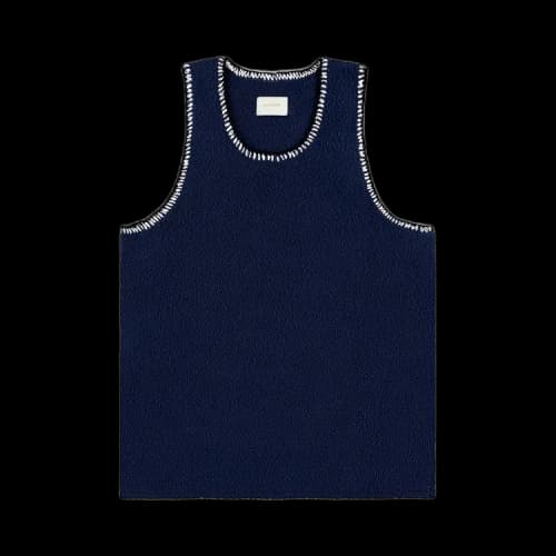 Aimé Leon Dore Slub Knit Tank Top 'Navy'