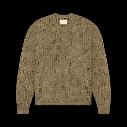 Aimé Leon Dore Checkered Crewneck Sweater 'Sage'