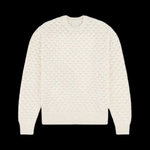 Aimé Leon Dore Eyelet Knit Crewneck Sweater 'Pristine'
