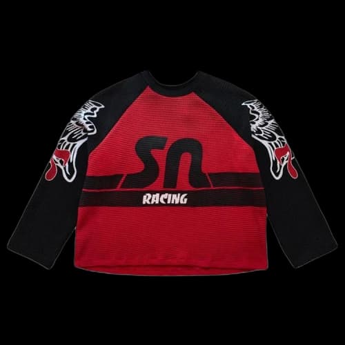 Satoshi Nakamoto Wings Long-Sleeve 'Red'