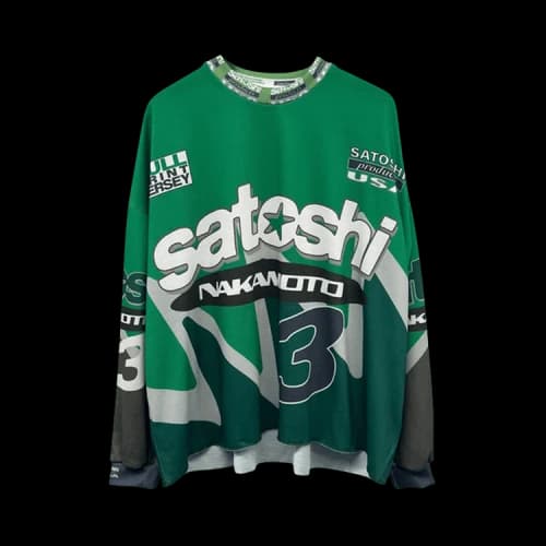 Satoshi Nakamoto Speedway Long-Sleeve 'Green'