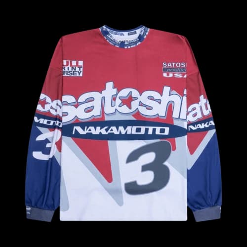 Satoshi Nakamoto Speedway Long-Sleeve 'Red'