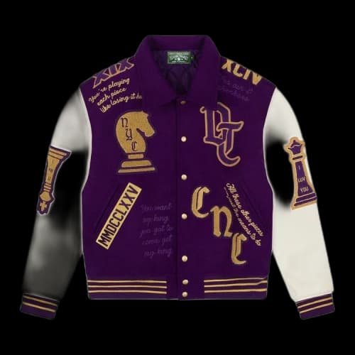 Denim Tears Grandmaster Varsity Jacket 'Purple'