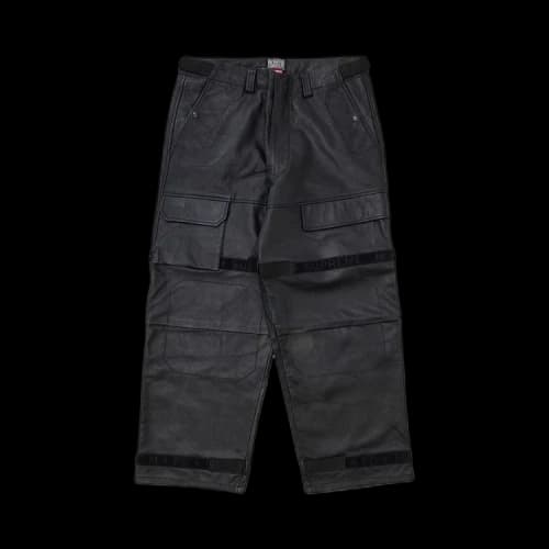 Supreme x Martithé + François Girbaud Shuttle Tape Leather Cargo Pant 'Black'
