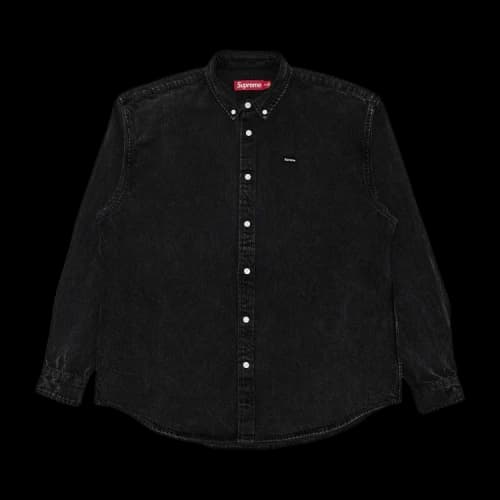 Supreme Small Box Denim Shirt 'Black'