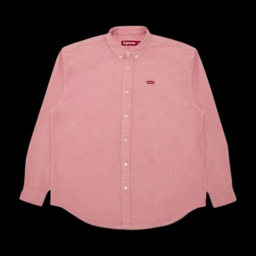 Supreme Small Box Denim Shirt 'Pink'