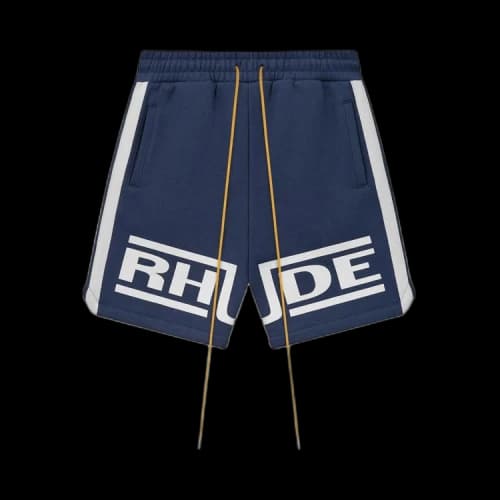 Rhude Campione Baggy Track Short 'Blue/White'