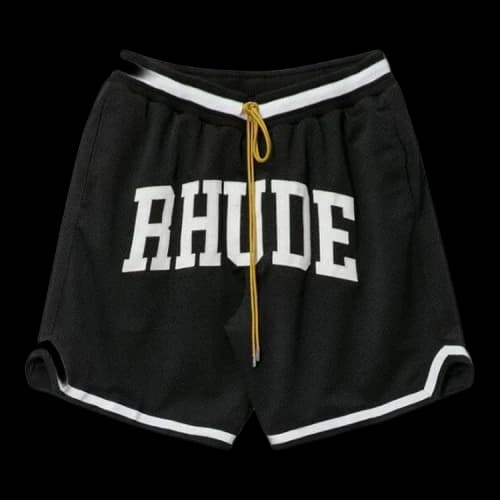 Rhude Collegiate Basketball Short 'White/Black'