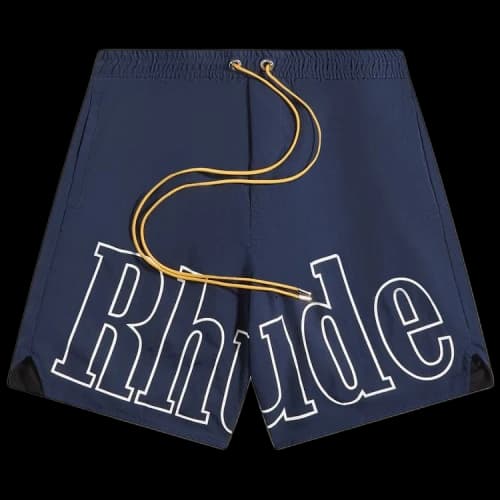 Rhude Logo Shorts 'Navy'