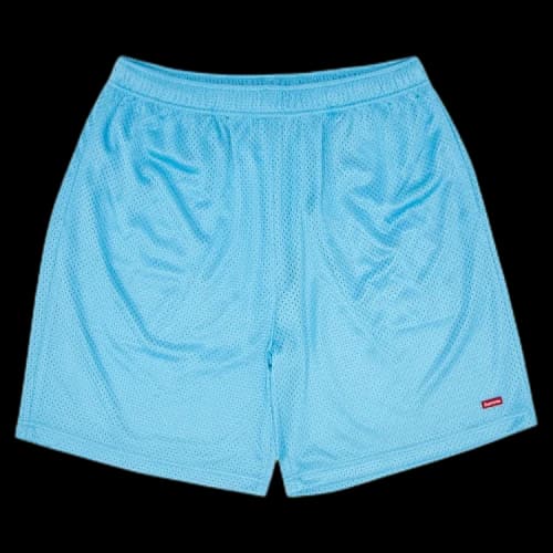 Supreme Small Box Baggy Mesh Short 'Cyan'