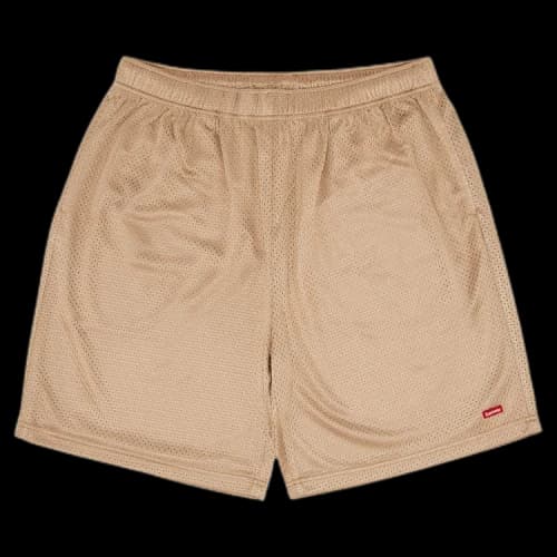 Supreme Small Box Baggy Mesh Short 'Tan'