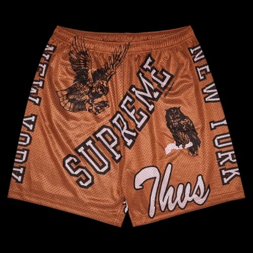 Supreme Varsity Mesh Short 'Rust'