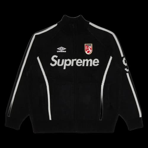 Supreme x Umbro Zip Up Sweater 'Black'