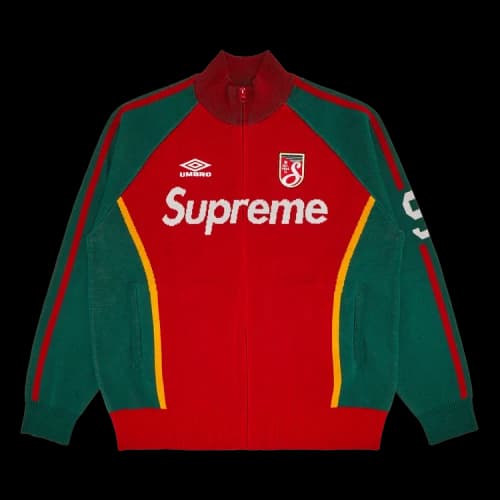 Supreme x Umbro Zip Up Sweater 'Red'